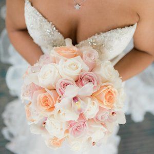 Kitty Chen Ivory Wedding Dress in size 8